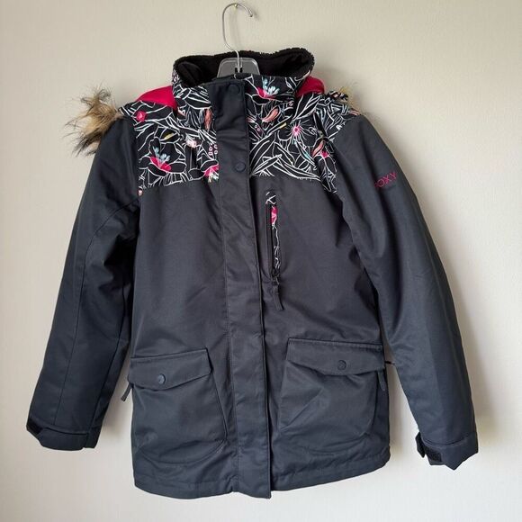 Roxy Girls Moonlight Insulated Snow/Ski Jacket Size Large 12 - Picture 1 of 7